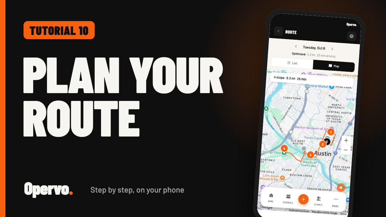 Route planning video thumbnail
